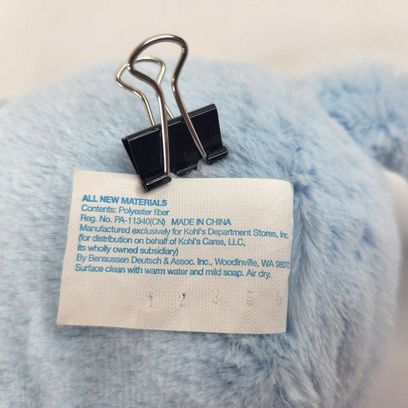 Kohls Cares Dr Seuss Horton Hears A Who Blue Elephant Plush Stuffed Animal Toy - Picture 10 of 10